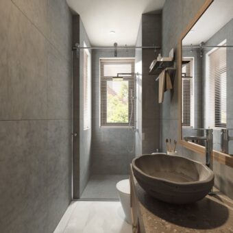 Mikrocement w łazience w bloku: podłoże, hydroizolacja i aplikacja krok po kroku